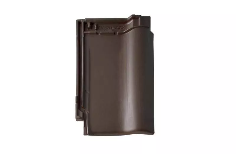 Керамическая черепица Braas Рубин 9V Ангоб темно-коричневый купить в краснодаре