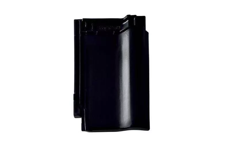 Керамическая черепица Braas Рубин 9V Глазурь глубокий черный купить в краснодаре