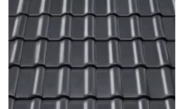 Керамическая черепица Braas Рубин 9V Глазурь королевский серый. Артикул: ker05-ks