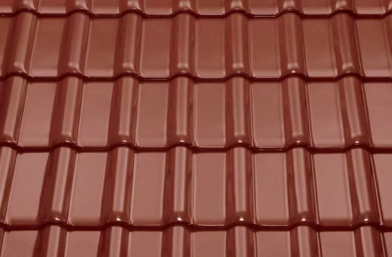 Керамическая черепица Braas Рубин 13V Глазурь каштан купить в краснодаре