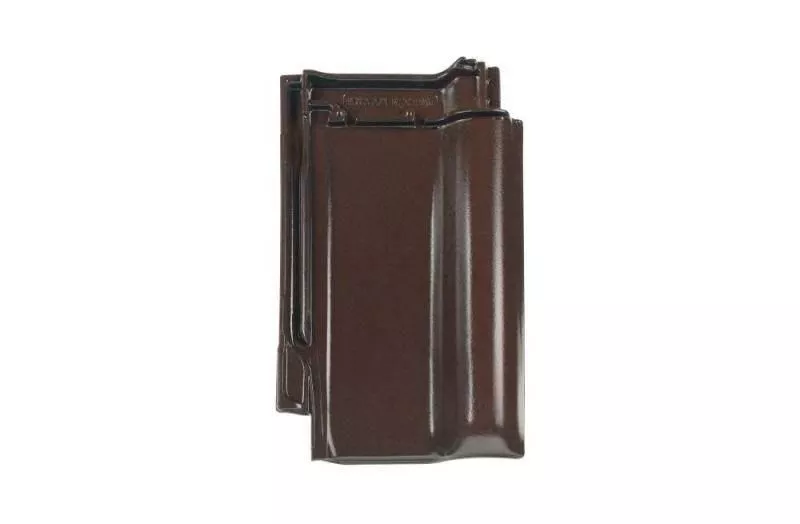 Керамическая черепица Braas Рубин 13V Глазурь Тик Коричневый купить в краснодаре