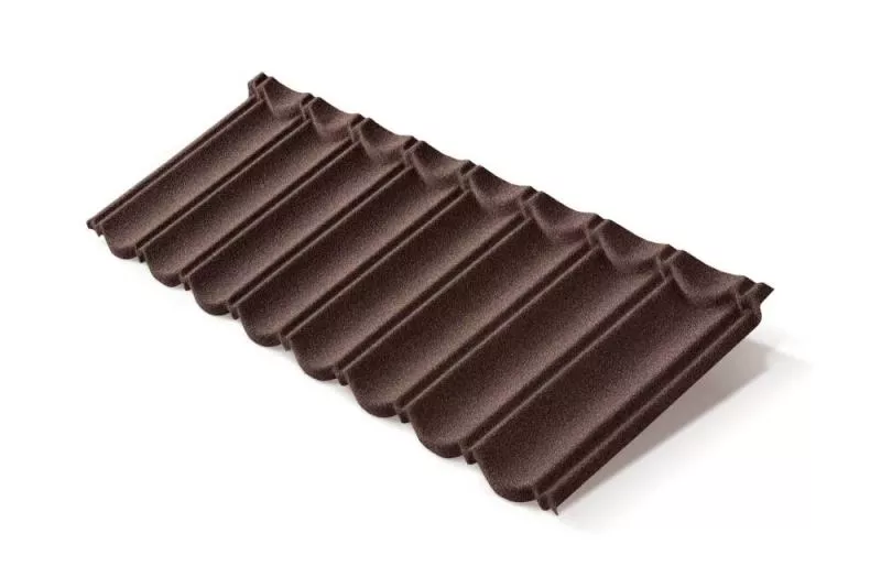 Композитная черепица Metrotile MetroBond Коричневый купить в краснодаре