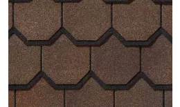 Гибкая черепица CertainTeed Carriage House brownstone. Артикул: CertainTeed6-br
