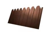 Профнастил C10 B для забора фигурный Grand Line Print Elite 0,45 мм Choco Wood Шоколадное дерево – Купить оптом и в розницу