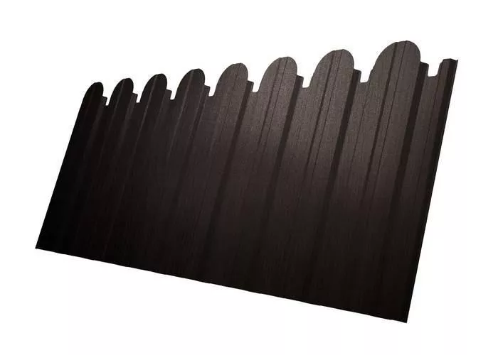 Профнастил C10 A для забора фигурный Grand Line Print Elite 0,45 мм Coffee Wood Кофейное дерево купить в краснодаре