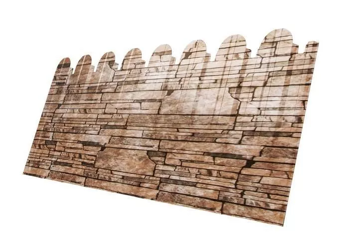 Профнастил C10 B для забора фигурный Grand Line Print Elite 0,45 мм Sand Stone Камень песчаник купить в краснодаре