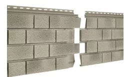 Фасадные (цокольные) панели Ю-Пласт Стоун Хаус S-Lock Балтик. Цемент. Цена: 653 руб. Артикул: U-plastBaltik_02