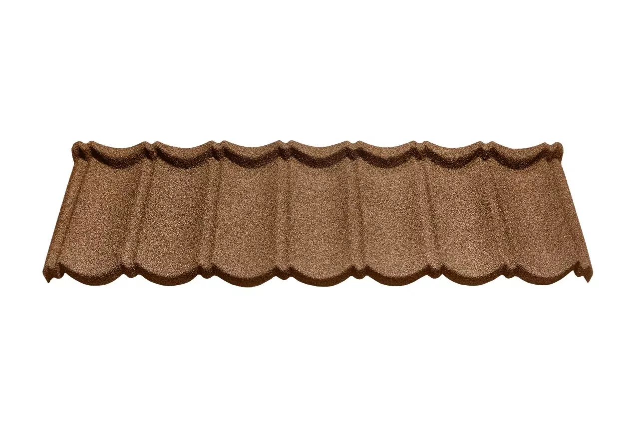 Черепица композитная 0.40мм 1340х420мм CM ROOF BOND COFFEE (кофе) купить в краснодаре