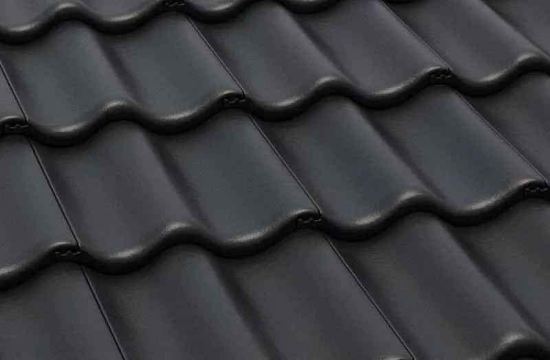 Цементно-песчаная минеральная черепица Braas Протектор черный купить в краснодаре