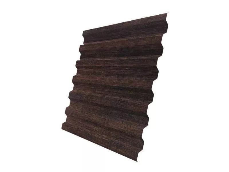 Профнастил Grand Line С21 R Print Elite 0,45 мм Cherry Wood Бразильская вишня купить в краснодаре