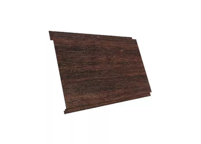 Металлический сайдинг Grand Line Вертикаль Классик Print Elite Бразильская вишня купить в краснодаре