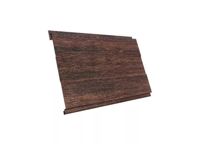 Металлический сайдинг Grand Line Вертикаль Проф Print Elite Бразильская вишня купить в краснодаре