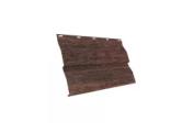 Сайдинг МЕТАЛЛ ПРОФИЛЬ Woodstock-28х330 (ECOSTEEL_MA-01-Бразил. Вишня-0.5) – Купить оптом и в розницу