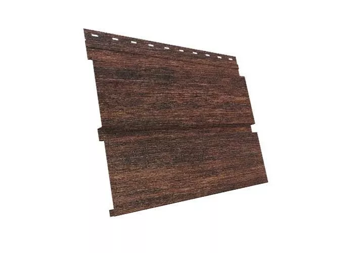 Металлический сайдинг Grand Line Квадро Брус Print Elite Бразильская вишня купить в краснодаре