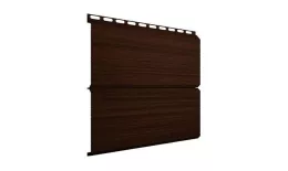 Металлический сайдинг Grand Line ЭкоБрус Гофр Print Elite 0,45 мм Шоколадное дерево. Артикул: GrandLine-MS1136