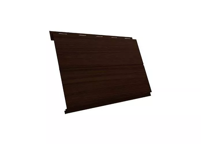 Металлический сайдинг Grand Line Вертикаль Line Print Elite Шоколадное дерево купить в краснодаре
