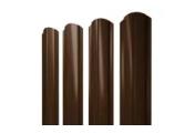 Штакетник Grand Line Slim Полукруглый фигурный 0,45 Print Elite Choco Wood Шоколадное дерево – Купить оптом и в розницу