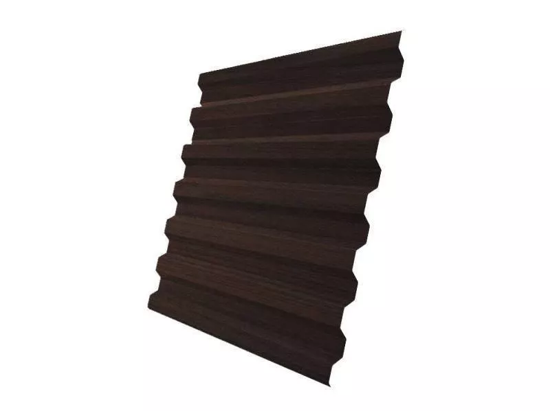 Профнастил Grand Line С21 R Print Elite 0,45 мм Choco Wood Шоколадное дерево купить в краснодаре