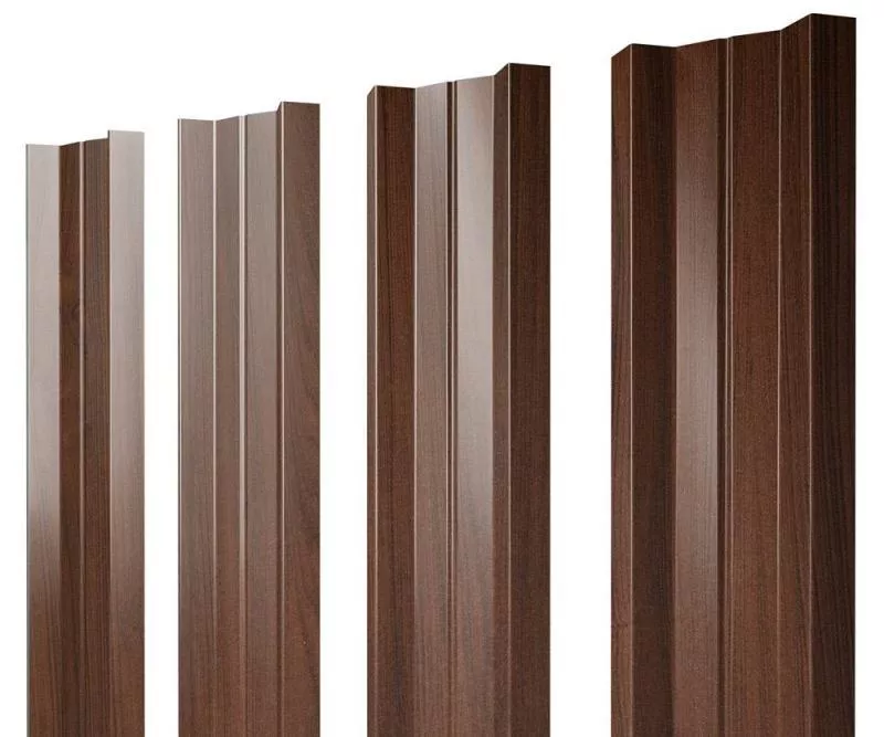 Штакетник Grand Line М-образный В 0,45 Print Elite Choco Wood Шоколадное дерево купить в краснодаре