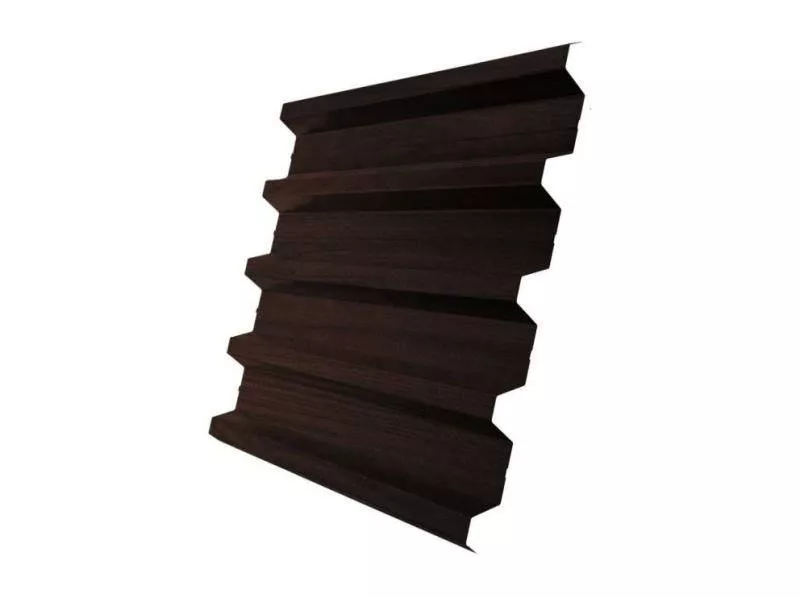 Профнастил Grand Line Н60 R Print Elite 0,45 мм Choco Wood Шоколадное дерево купить в краснодаре
