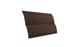 Металлический сайдинг Grand Line Блок-хаус Новый Print Elite Шоколадное дерево. Артикул: GrandLine-MS1362