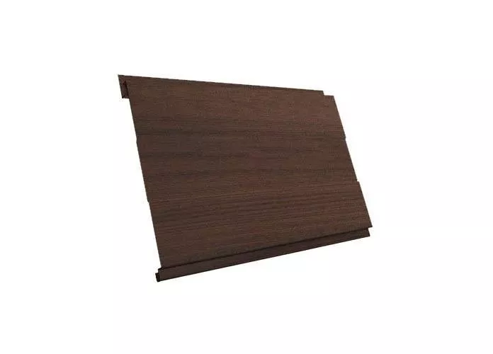 Металлический сайдинг Grand Line Вертикаль Проф Print Elite Шоколадное дерево купить в краснодаре