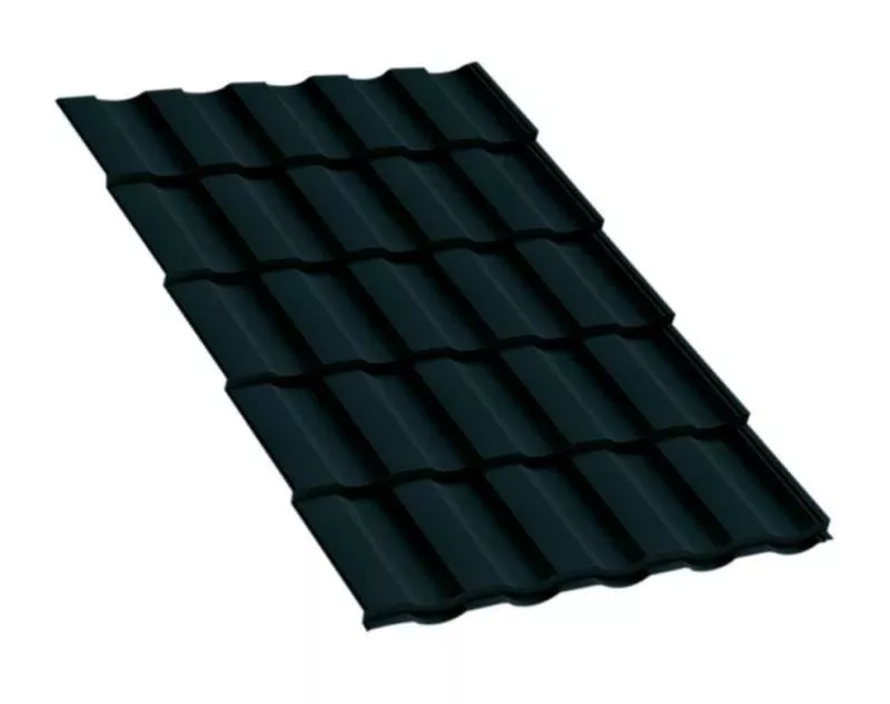 Металлочерепица Монтекристо-S PURMAN 0.5 мм Citrine Темно-синий купить в краснодаре