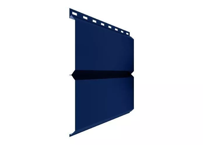 Металлический сайдинг Металл Профиль Lбрус PURMAN 0,5 мм Citrine Темно-синий купить в краснодаре