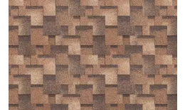 Гибкая черепица ТехноНИКОЛЬ Классик Румба арахис (сандал). Артикул: ShinglasRUM-ar