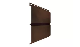 Металлический сайдинг Металл Профиль Lбрус CLOUDY 0,5 мм Anticato Терракотовый. Артикул: MetalS157