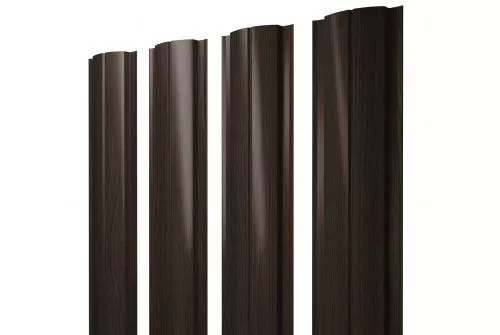 Штакетник Grand Line Slim Полукруглый 0,45 Print Elite Coffee Wood Кофейное дерево купить в краснодаре