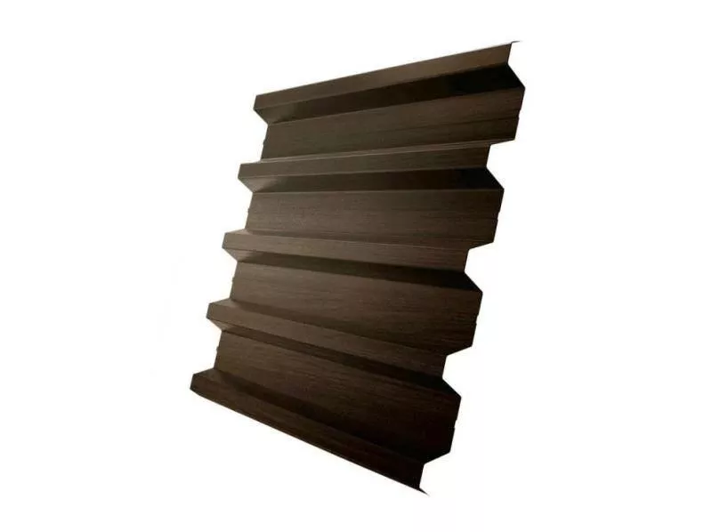 Профнастил Grand Line Н60 R Print Elite 0,45 мм Coffee Wood Кофейное дерево купить в краснодаре