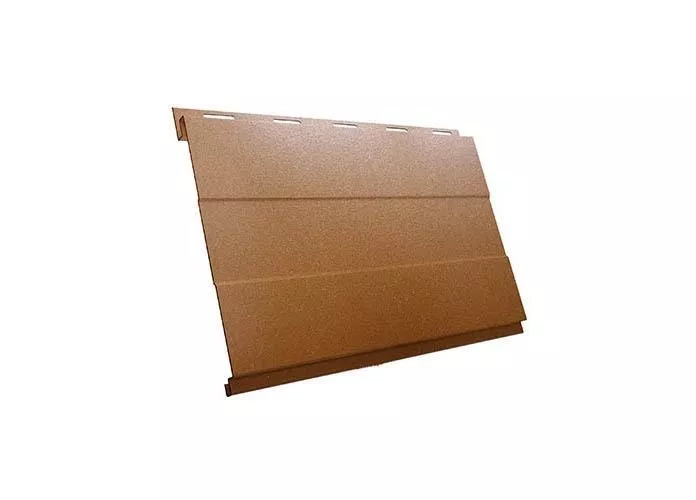 Металлический сайдинг Grand Line Вертикаль Проф Quarzit 0,5 мм Cuprum steel Медь купить в краснодаре