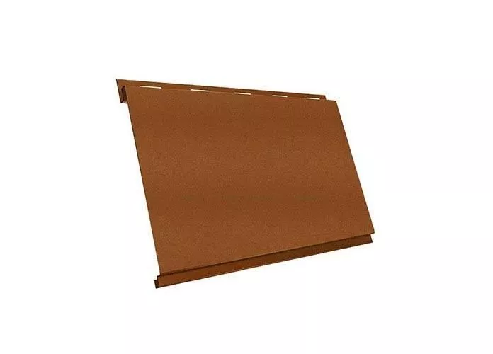 Металлический сайдинг Grand Line Вертикаль Классик Quarzit 0,5 мм Cuprum steel Медь купить в краснодаре