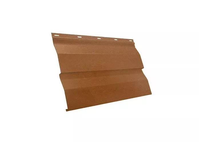 Металлический сайдинг Grand Line Корабельная доска Quarzit 0,5 мм Cuprum steel Медь купить в краснодаре