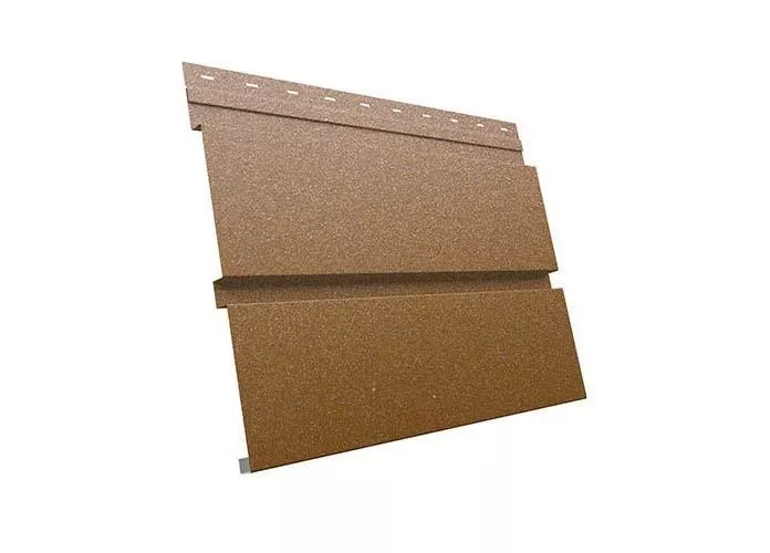 Металлический сайдинг Grand Line Квадро Брус Quarzit 0,5 мм Cuprum steel Медь купить в краснодаре