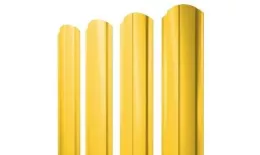 Штакетник Grand Line Slim Полукруглый фигурный 0,45 PE RAL 1018 Цинково-желтый. Цена: 89 руб. Артикул: Slim_Fig_113