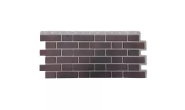 Панель Fineber КИРПИЧ KLINKER 3D Коричнево-чёрный. Артикул: 47522