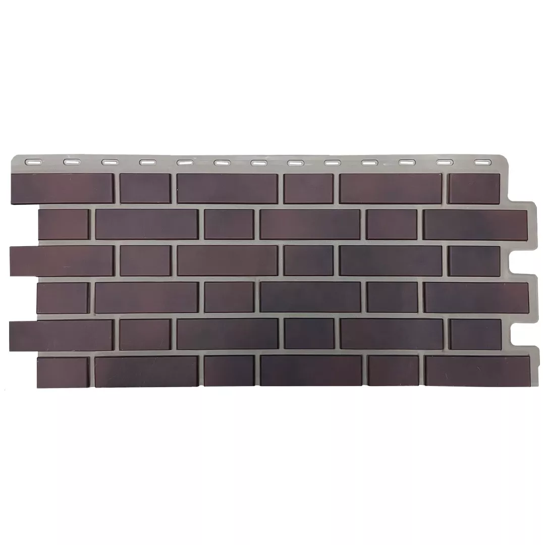 Панель Fineber КИРПИЧ KLINKER 3D Коричнево-чёрный купить в краснодаре