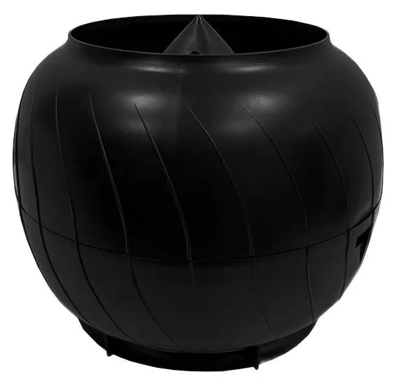 Дефлектор статический (колпак) Gervent 160мм, RAL 9005 купить в краснодаре