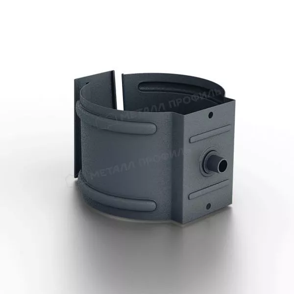 Держатель трубы (на кирпич) МЕТАЛЛ ПРОФИЛЬ Foramina Freeze D100 Grey купить в краснодаре