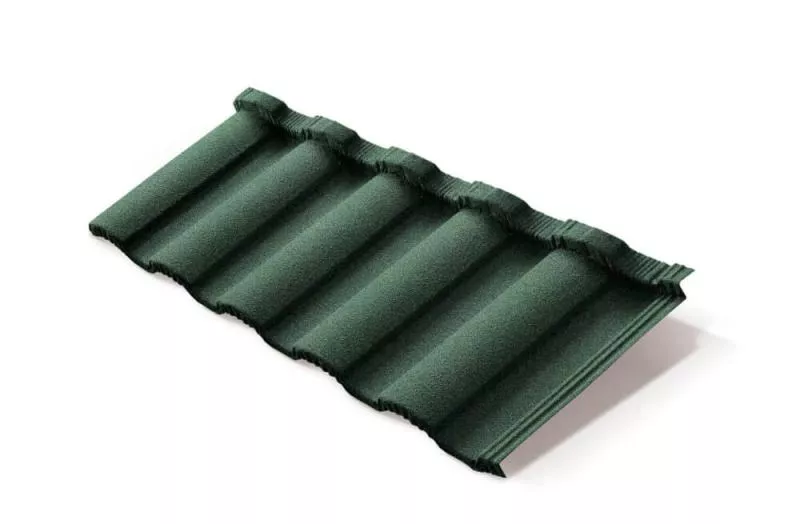 Композитная черепица Metrotile MetroRoman Темно-зеленый купить в краснодаре