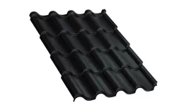 Металлочерепица Монтерроса-SL VALORI 0.5 мм DarkGrey Темно-серый. Цена: 717 руб. Артикул: monter_valori-dgreysl