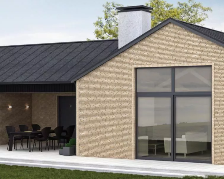 Фасадные панели Ю-Пласт Стоун Хаус Кварцит Коричневый купить в краснодаре