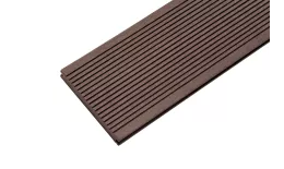 Доска террасная МПК полнотелая с пазом брашир с тиснением шоколад 150х18х3000мм Мастодек. Цена: 737 руб. Артикул: 49042