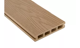 Доска террасная МПК пустотелая с пазом брашир с тиснением бежевый 150х18х3000мм Мастодек. Цена: 522 руб. Артикул: 49029