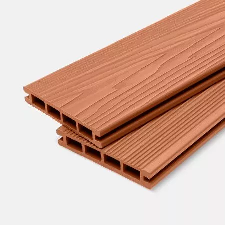 Доска террасная МПК пустотелая с пазом брашир с тиснением бронза 150х18х3000мм Мастодек купить в краснодаре