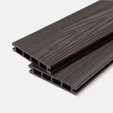 Доска террасная МПК пустотелая с пазом брашир с тиснением кофе 150х18х3000мм Мастодек купить в краснодаре