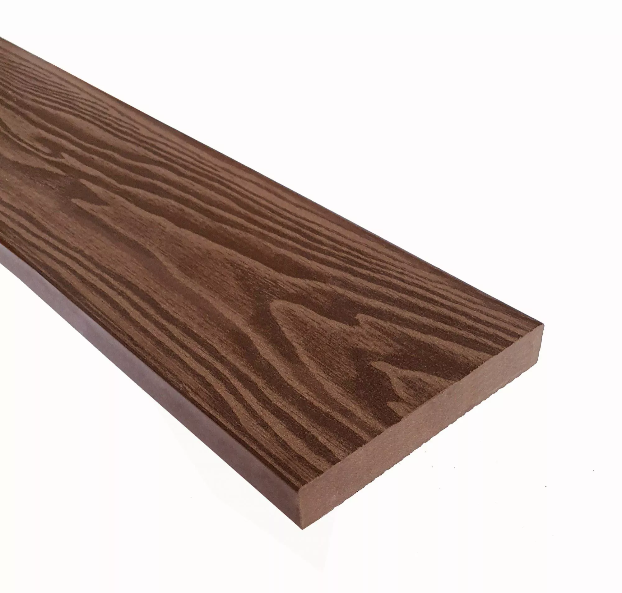 Доска террасная ТЕРРАпол полнотелая без паза СМАРТ 3D Орех Милано 130х24х3000мм купить в краснодаре