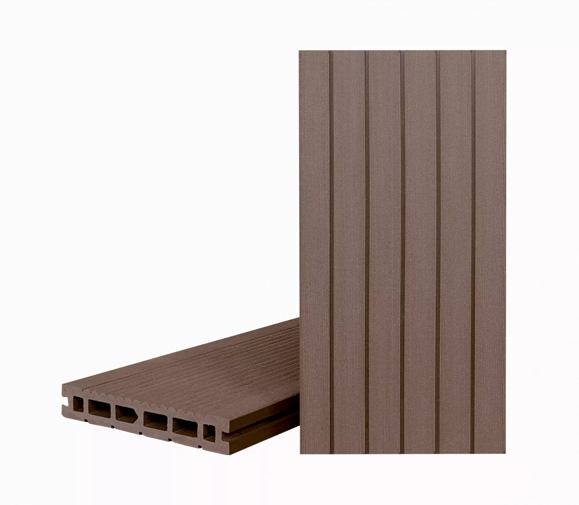 Доска террасная ТЕРРАпол пустотелая с пазом КЛАССИК Патио Тик Киото 147х24х4000мм купить в краснодаре